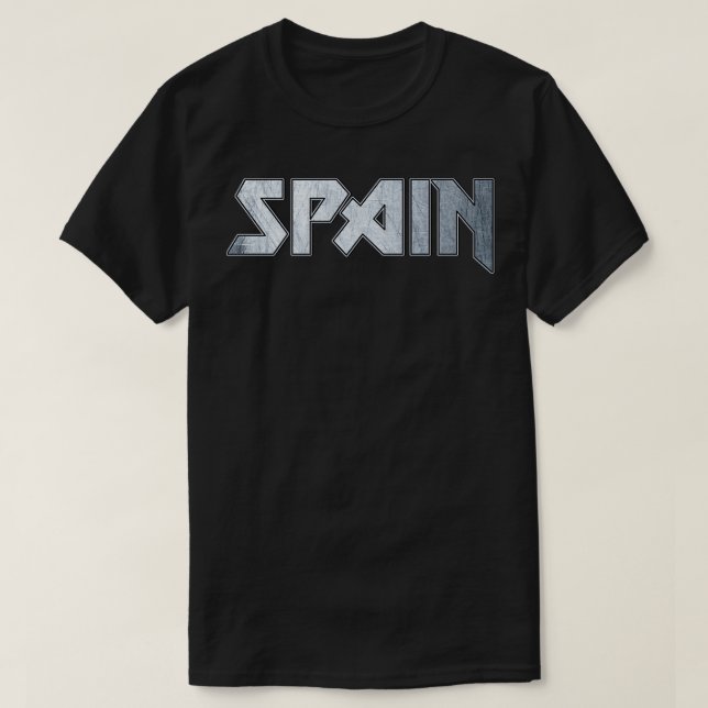 Schwermetall Spanien T-Shirt (Design vorne)