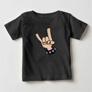 Schwermetall-Teufelshorne Baby T-shirt