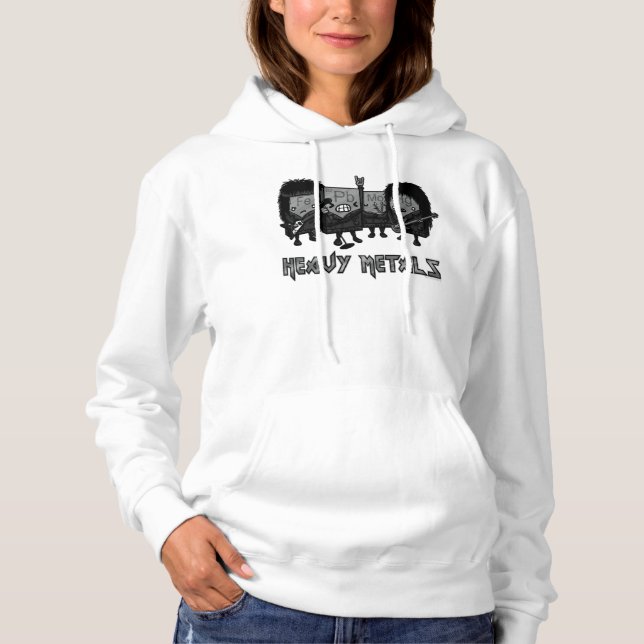 Schwermetalle Hoodie (Vorderseite)