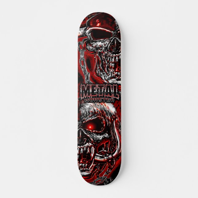 Schwermetallmonster Skateboard (Vorne)