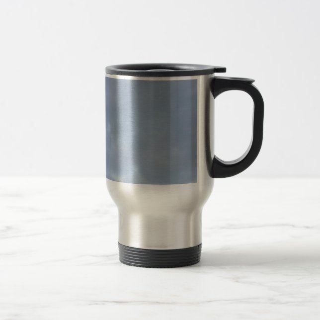 Schwermütige Blues-Reise/Pendler-Tasse Reisebecher (Rechts)
