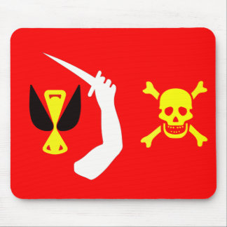 Schwermütige Piratenflagge Christophers Mousepad