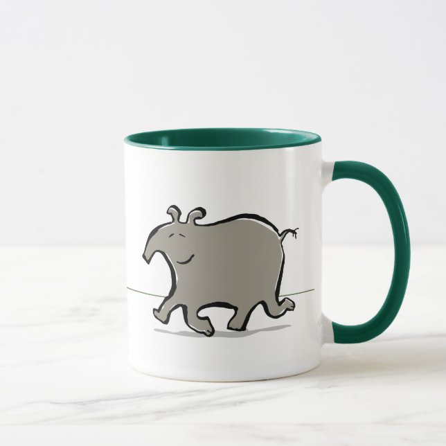 schwermütige Tapirs Tasse (Rechts)