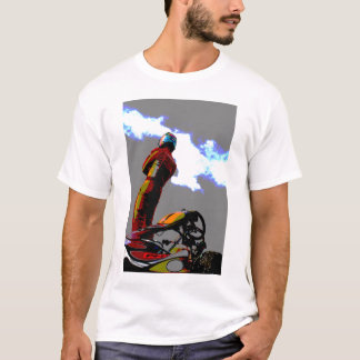 Schwermütiger karting Entwurf T-Shirt