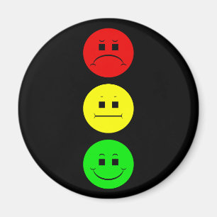 Schwermütiger Stoplight Magnet
