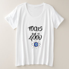 SCHWERPUNKT AUF DEM GUTEN AUGEN GROßE GRÖßE T-Shirt