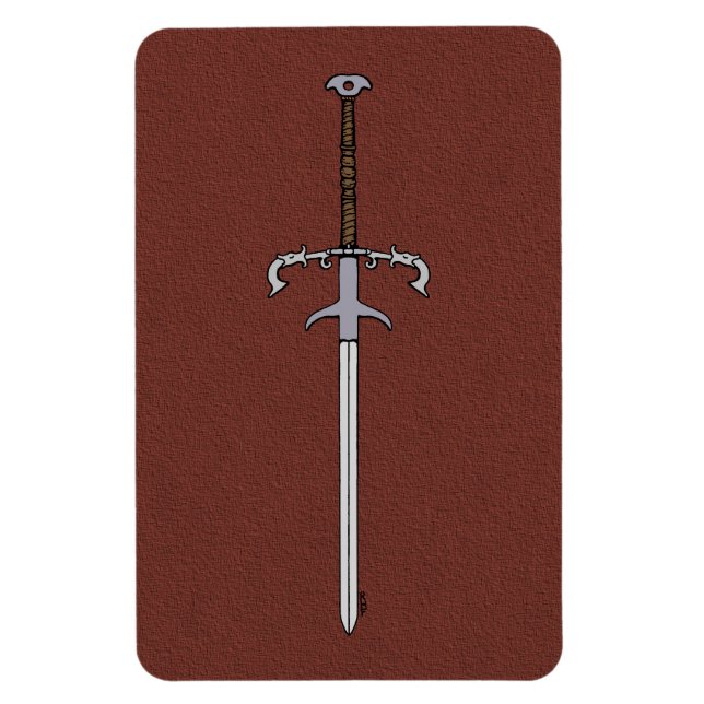 Schwert des 16. Jahrhunderts Magnet (Vertikal)