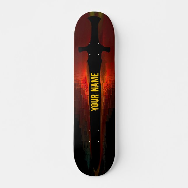 Schwert-Skateboard Skateboard (Vorne)