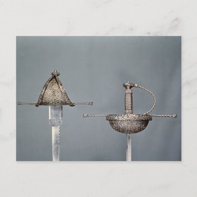 Schwerter: becherter Stromschnellen aus geschältem Postkarte (Vorderseite)