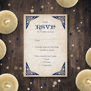 Schwerter Celtic Wedding RSVP Karte