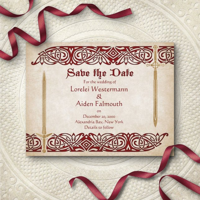 Schwerter Celtic Wedding Save The Date (Von Creator hochgeladen)