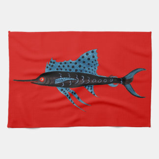 Schwertfisch Geschirrtuch