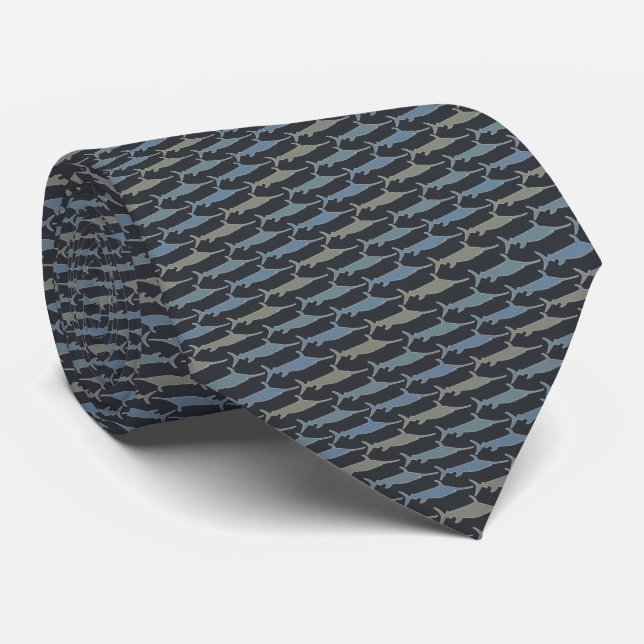 Schwertfisch Krawatte Armani (Gerollt)