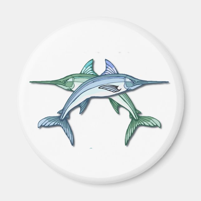 Schwertfisch Magnet (Vorne)