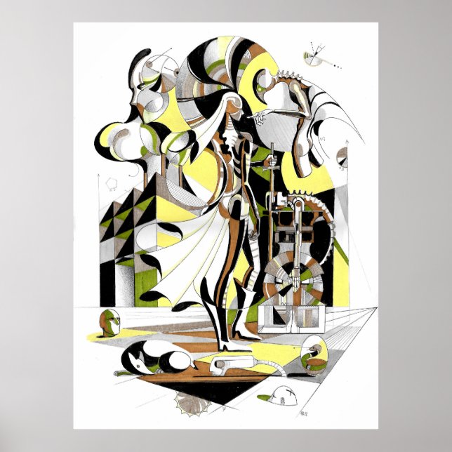 Schwertkunst Poster (Vorne)