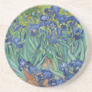 Schwertlilien, Florale Ölmalerei, Vincent Van Gogh Getränkeuntersetzer