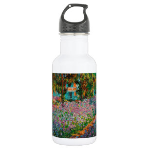 Schwertlilien Monet Garten Giverny Blumen Edelstahlflasche