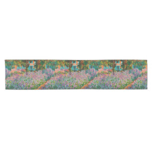 Schwertlilien Monet Garten Giverny Blumen Kurzer Tischläufer