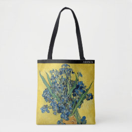 Schwertlilien von Van Gogh – Benutzerdefinierter T Tasche