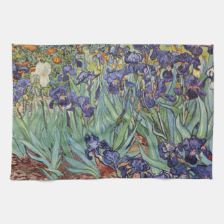 Schwertlilien von Van Gogh Impressionistisches Gem Küchentuch