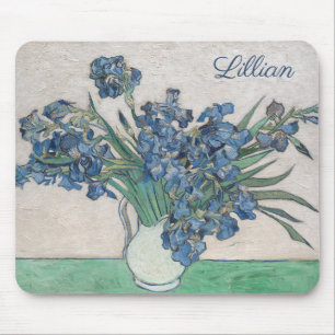 Schwertlilien, von van Gogh: Mousepad