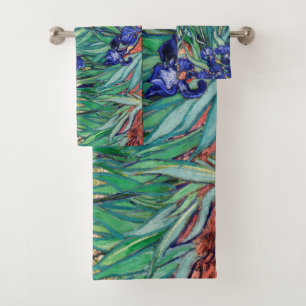 Schwertlilien von Vincent van Gogh Badhandtuch Set