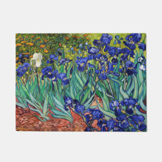 Schwertlilien von Vincent van Gogh Fußmatte