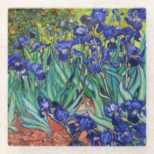 Schwertlilien von Vincent van Gogh Glasuntersetzer
