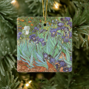 Schwertlilien von Vincent van Gogh Keramikornament