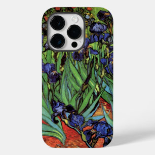 Schwertlilien von Vincent van Gogh, Vintage-Garten iPhone 14 Pro Hülle