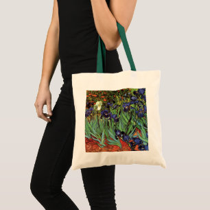 Schwertlilien von Vincent van Gogh, Vintage-Garten Tragetasche
