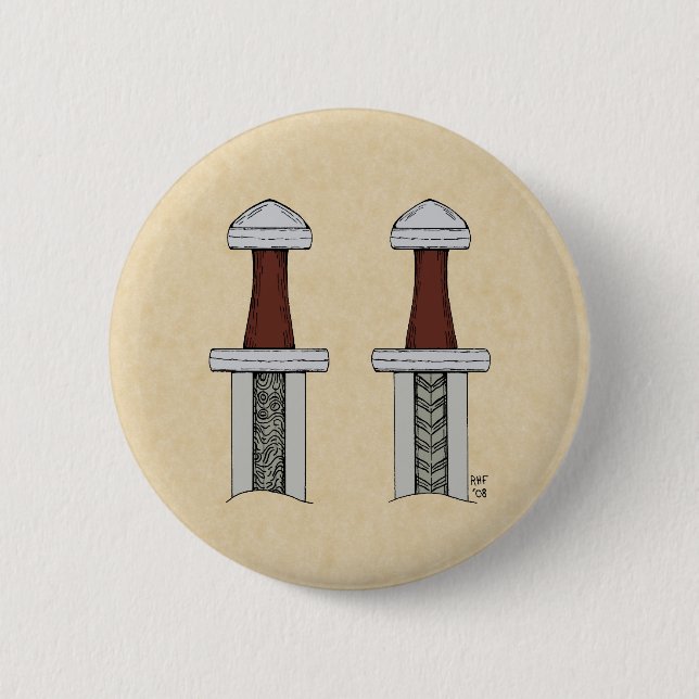 Schwertmuster Button (Vorderseite)