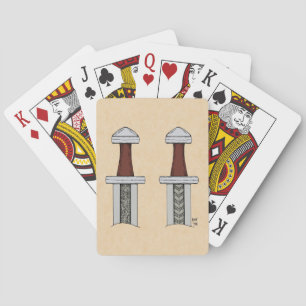 Schwertmuster Spielkarten