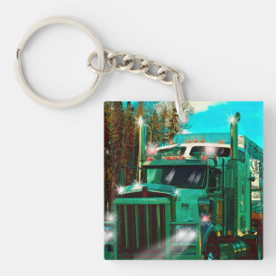 Schwertransporte Art für Lkw-Fahrer Schlüsselanhänger