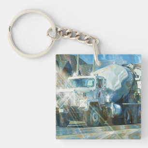 Schwertransporte Art für Lkw-Fahrer Schlüsselanhänger