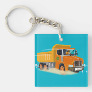 Schwertransporte Art für Lkw-Fahrer Schlüsselanhänger