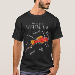 Schwertträgerfisch Anatomie T-Shirt