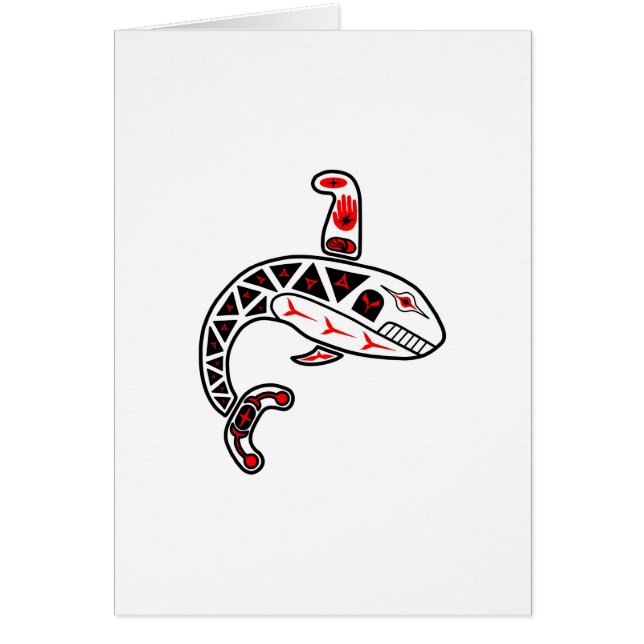 Schwertwal-Karte (Vorne)