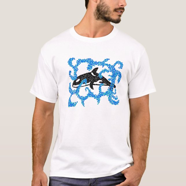 Schwertwal-Killerwal T-Shirt (Vorderseite)