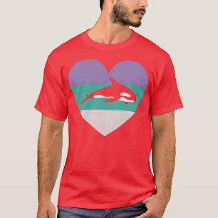 Schwertwal Orca-Geschenk für Frauen und Mädchen Re T-Shirt