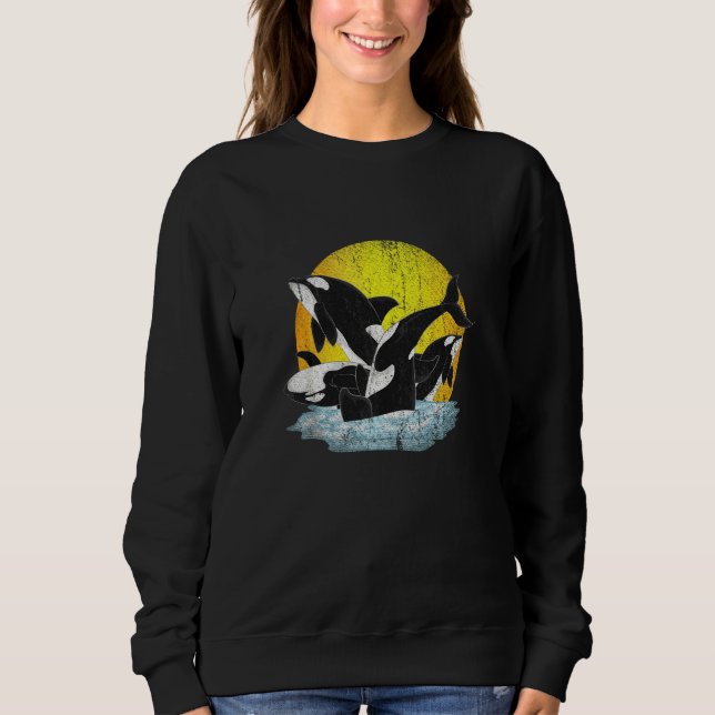 Schwertwal Ozean Tier Orca Tank Top (Vorderseite)