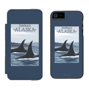 Schwertwal-Wale #1 - Juneau, Alaska Incipio Watson™ iPhone 5 Geldbörsen Hülle