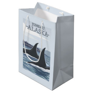 Schwertwal-Wale #1 - Juneau, Alaska Mittlere Geschenktüte