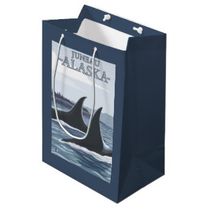 Schwertwal-Wale #1 - Juneau, Alaska Mittlere Geschenktüte