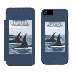 Schwertwal-Wale #1 - Whittier, Alaska Incipio Watson™ iPhone 5 Geldbörsen Hülle