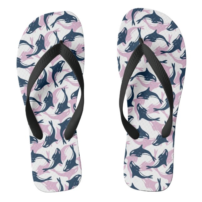 Schwertwale  flip flops (Fußbett)