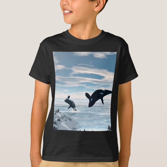 Schwertwale T-Shirt (Vorderseite)