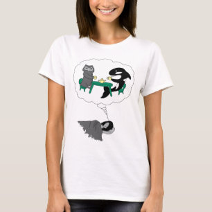 Schwertwale und Eulen T-Shirt