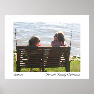 Schwester-Aquarell Poster
