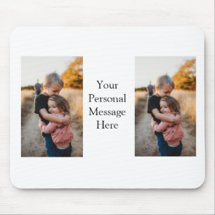Schwester Bruder Familie Foto hinzufügen persönlic Mousepad